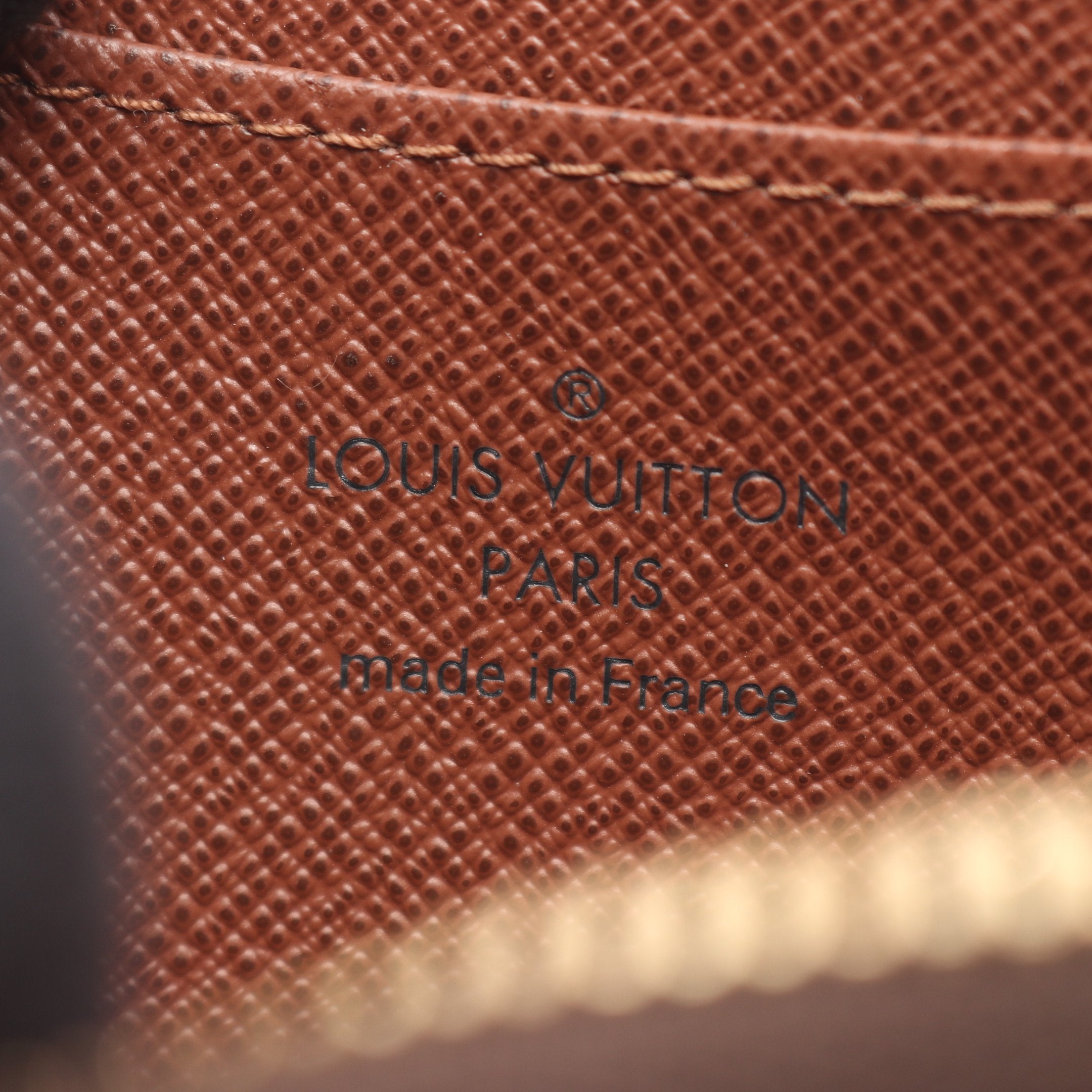 ジッピー コインパース モノグラム コインケース PVC ブラウン ルイ