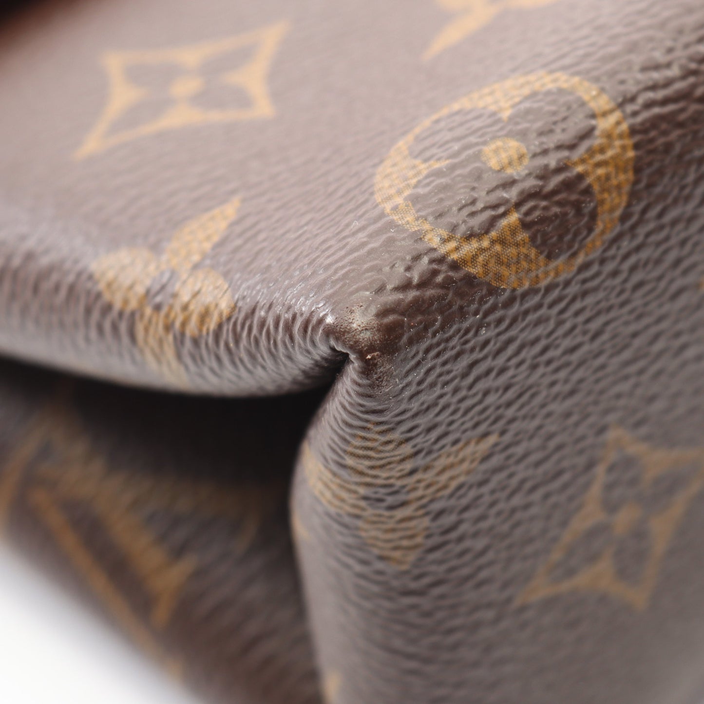 ロッキーBB モノグラム コクリコ ハンドバッグ PVC レザー ブラウン レッド 2WAY ルイヴィトン バッグ LOUIS VUITTON
