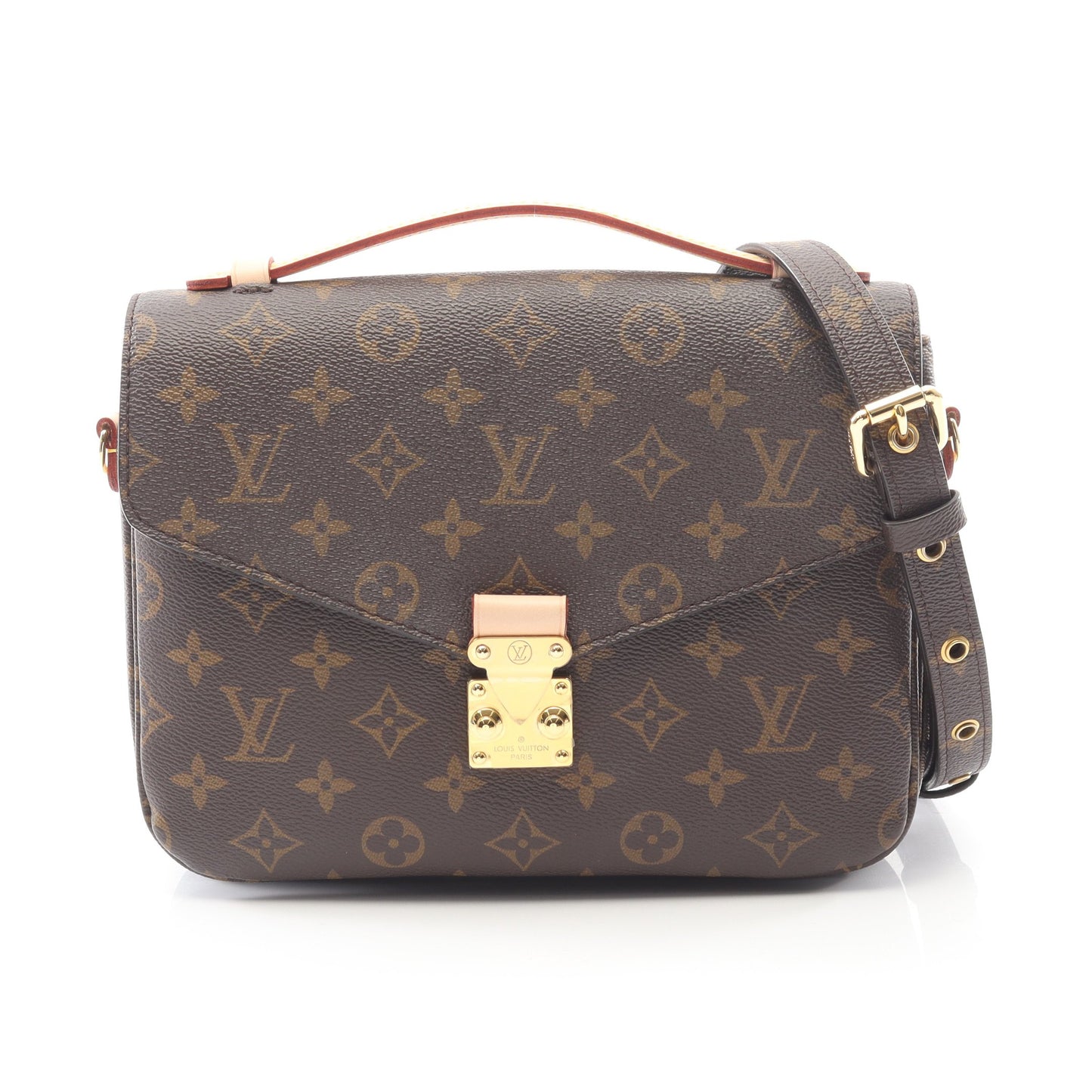 ポシェット メティス MM モノグラム ハンドバッグ PVC レザー ブラウン 2WAY ルイヴィトン バッグ LOUIS VUITTON