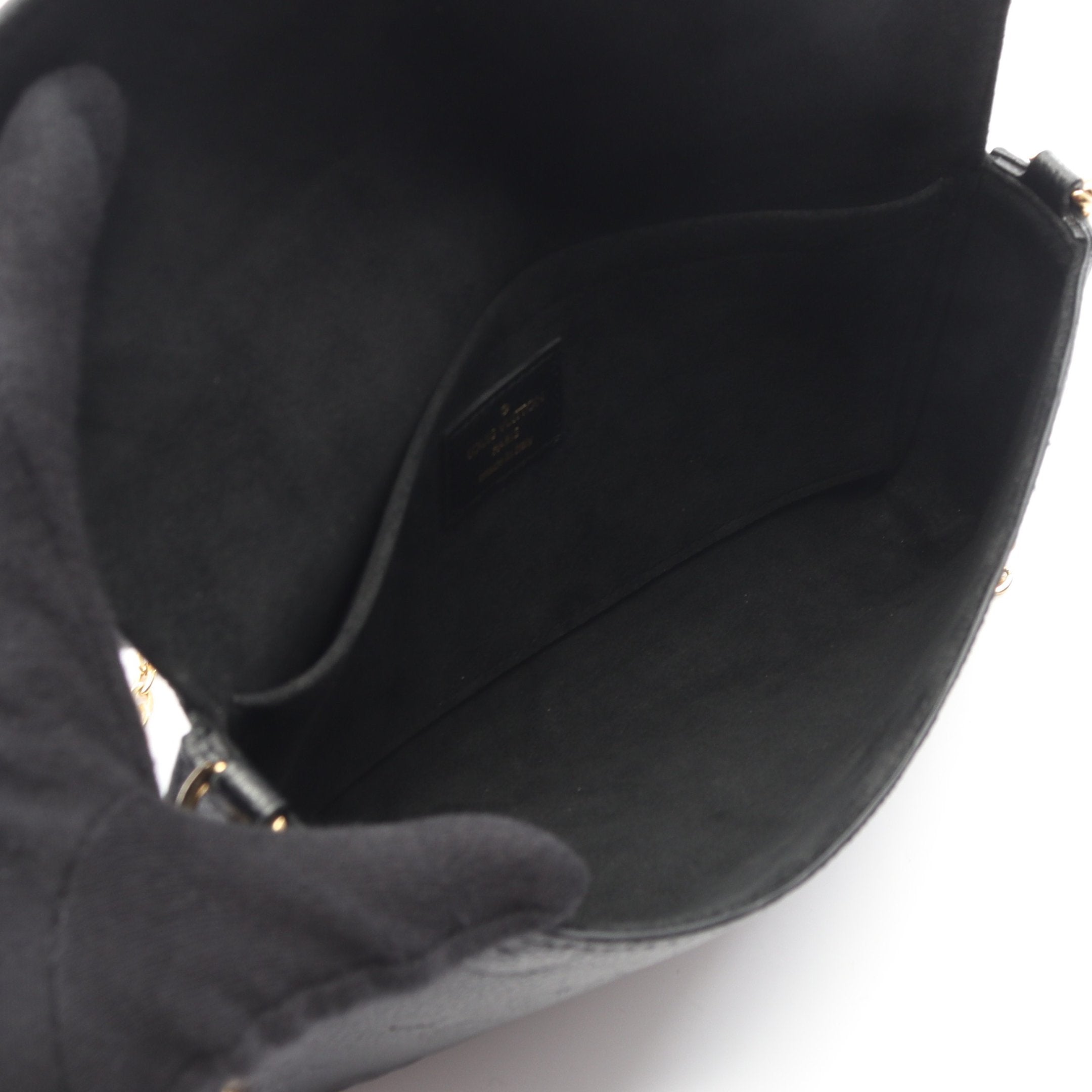 ポシェット フェリシー モノグラムアンプラント ノワール チェーン