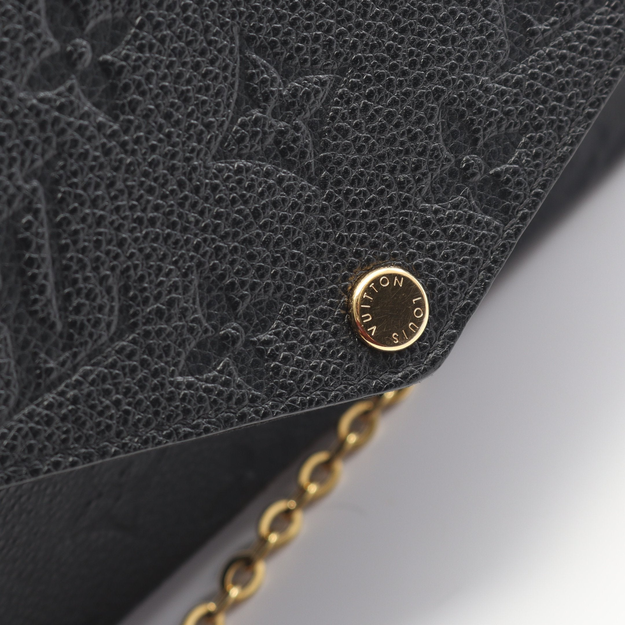 ポシェット フェリシー モノグラムアンプラント ノワール チェーン