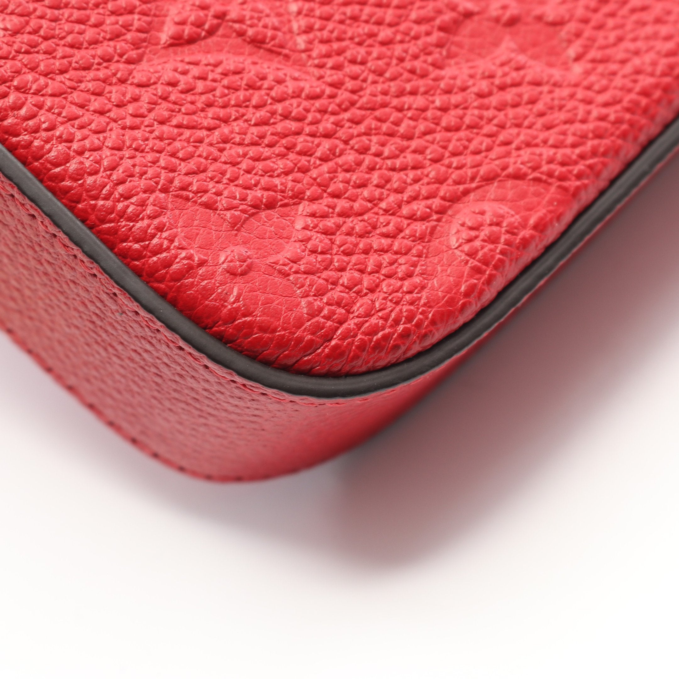 ポシェット フェリシー モノグラムアンプラント ルージュルイ チェーン