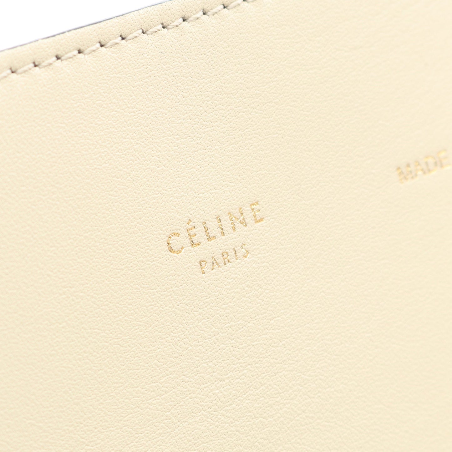 ツイステッド カバ スモール ワンショルダーバッグ レザー アイボリー オレンジレッド ライトブルー セリーヌ バッグ CELINE