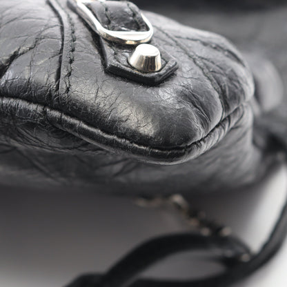 クラシック エンベロープ ショルダーバッグ レザー ブラック バレンシアガ バッグ BALENCIAGA
