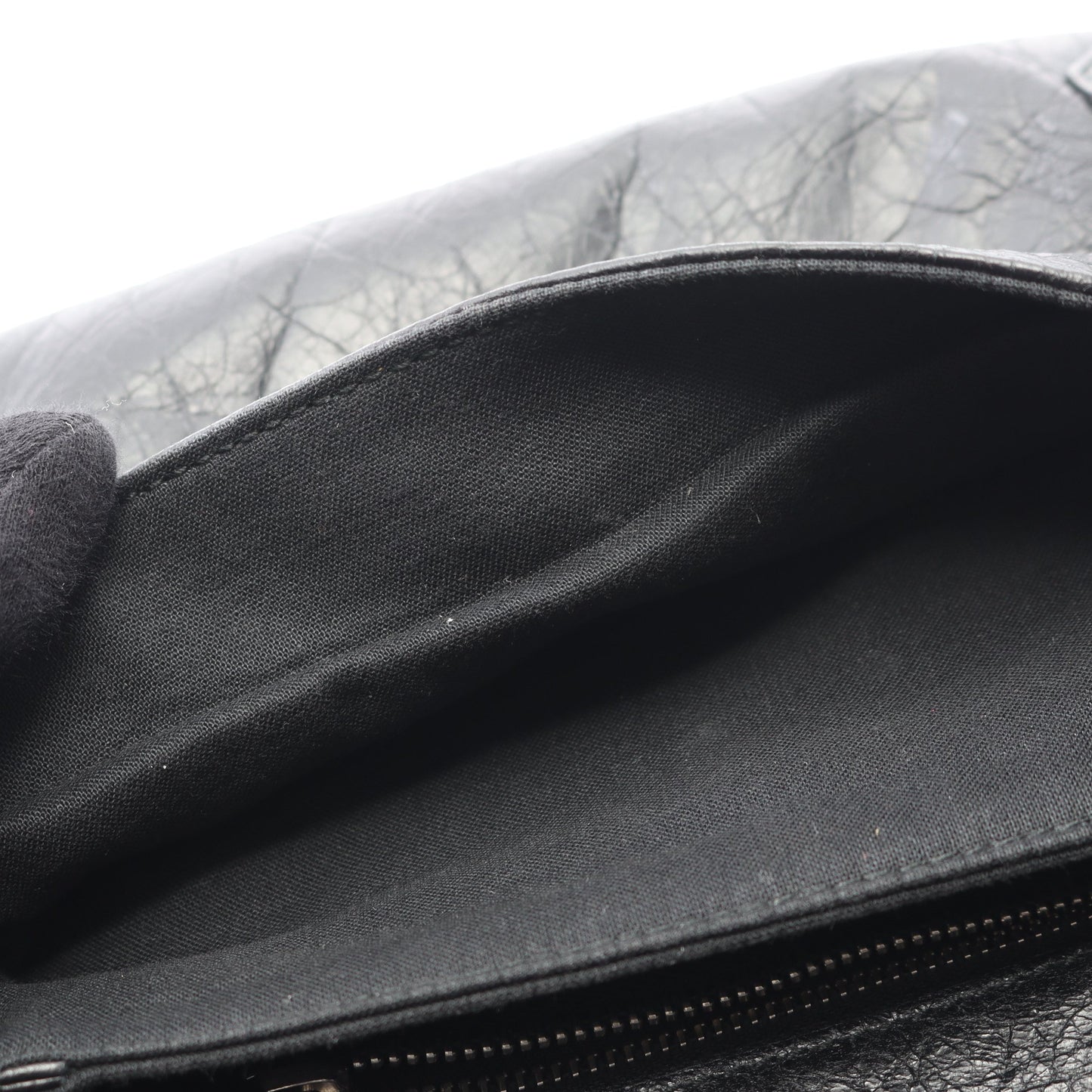 クラシック エンベロープ ショルダーバッグ レザー ブラック バレンシアガ バッグ BALENCIAGA