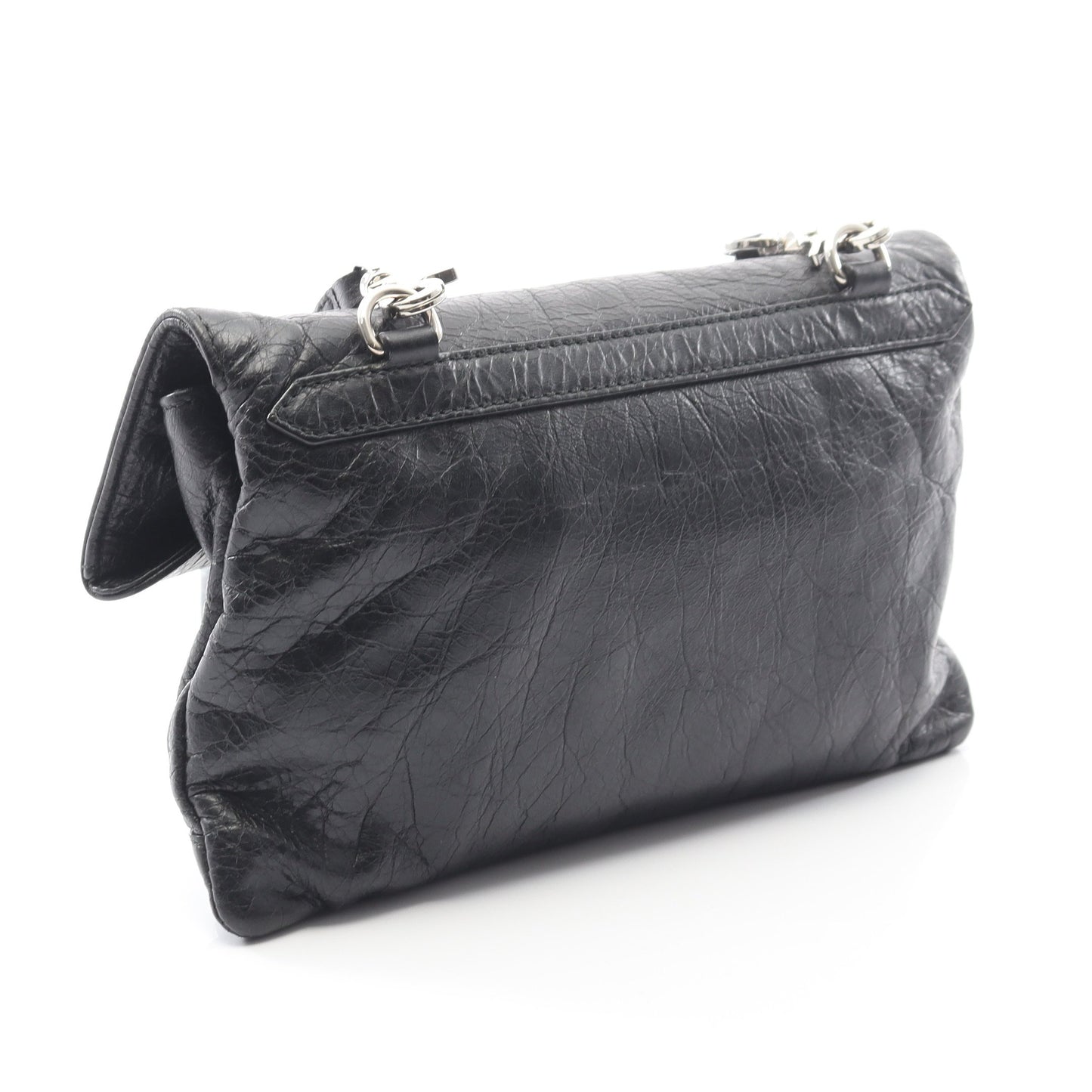 クラシック エンベロープ ショルダーバッグ レザー ブラック バレンシアガ バッグ BALENCIAGA