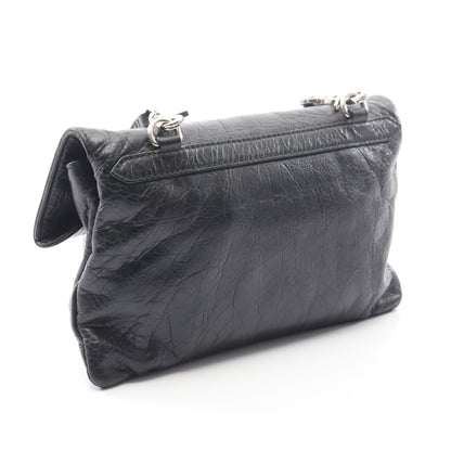 クラシック エンベロープ ショルダーバッグ レザー ブラック バレンシアガ バッグ BALENCIAGA