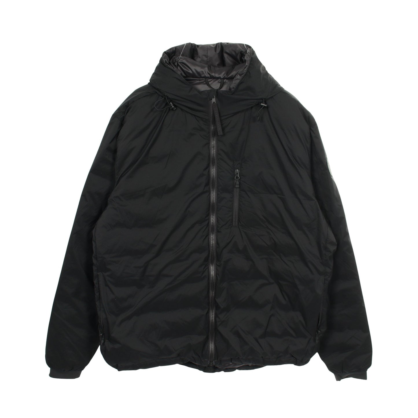 LODGE HOODY BLACK LABEL ロッジ フーディ ダウンジャケット ナイロン ブラック フード付き カナダグース アウター CANADA GOOSE