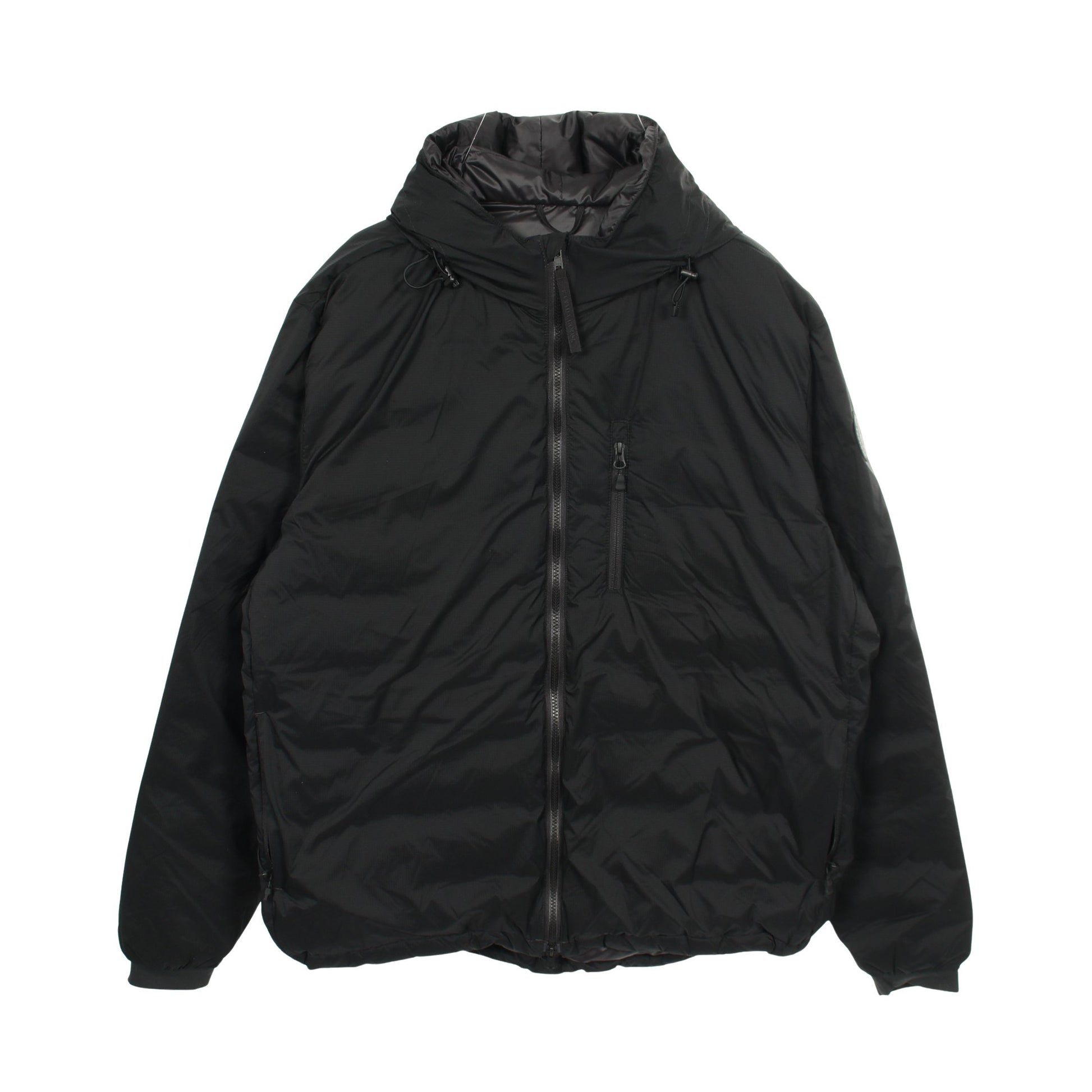 LODGE HOODY BLACK LABEL ロッジ フーディ ダウンジャケット ナイロン ブラック フード付き カナダグース アウター CANADA GOOSE