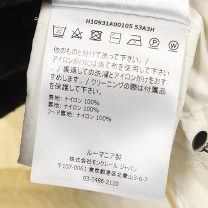 TIYA ナイロンジャケット ナイロン ホワイト フード付き モンクレール アウター MONCLER