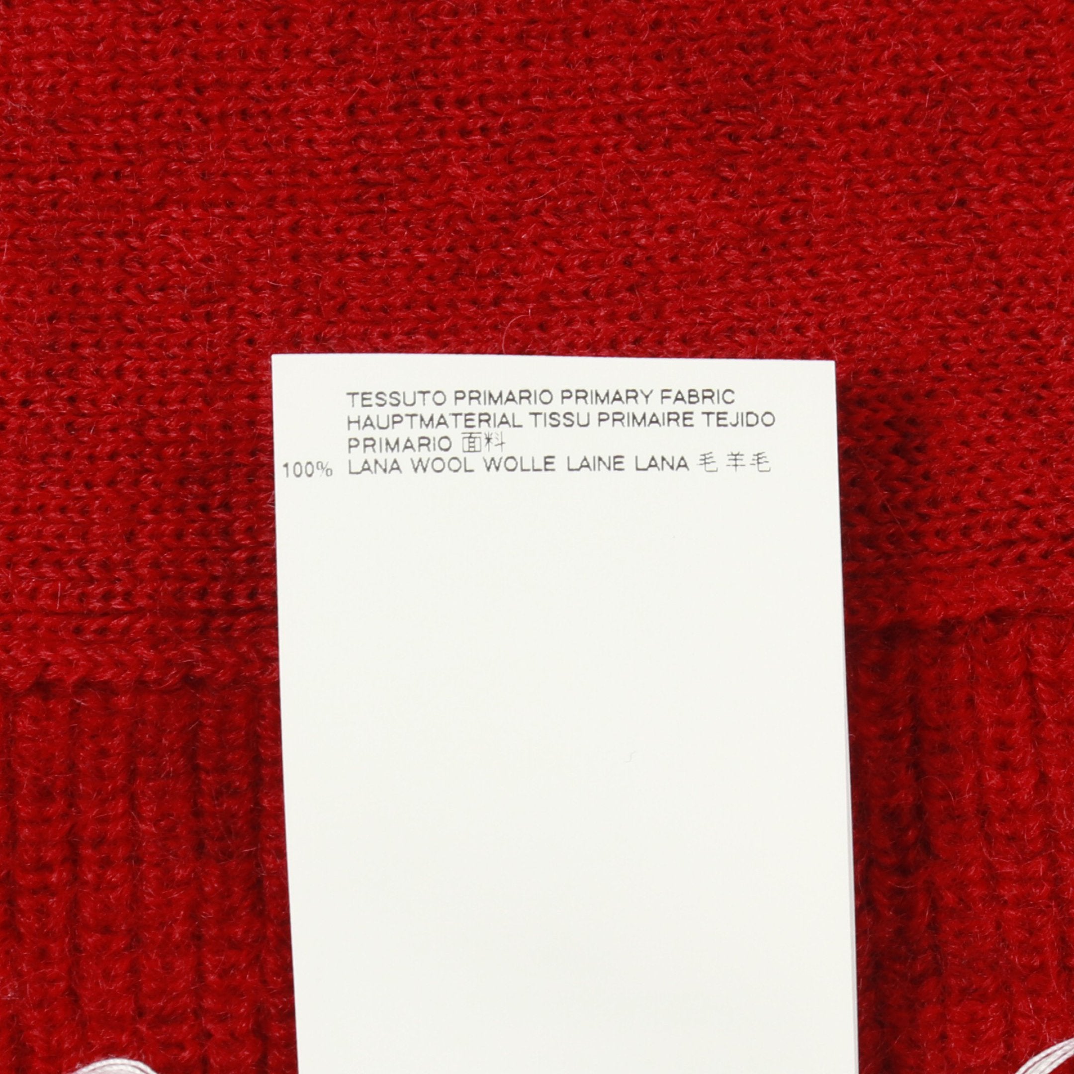 メゾン マルジェラ Maison Margiela カーディガン 衣料品 トップス ウール レディース レッド系 【中古】 Maison Margiela（旧Maison Martin Margiela）（レッド/赤色系）の