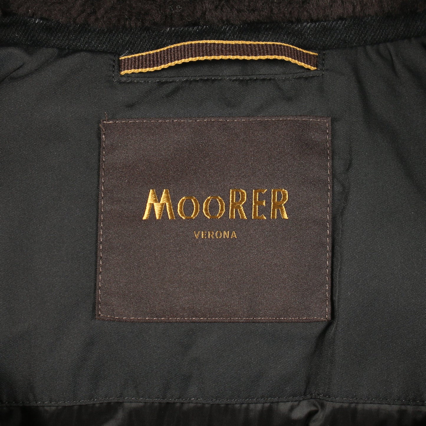 モンドール デニムジャケット ダウンジャケット コットン ナイロン ブラック 切替 ムーレー アウター MOORER