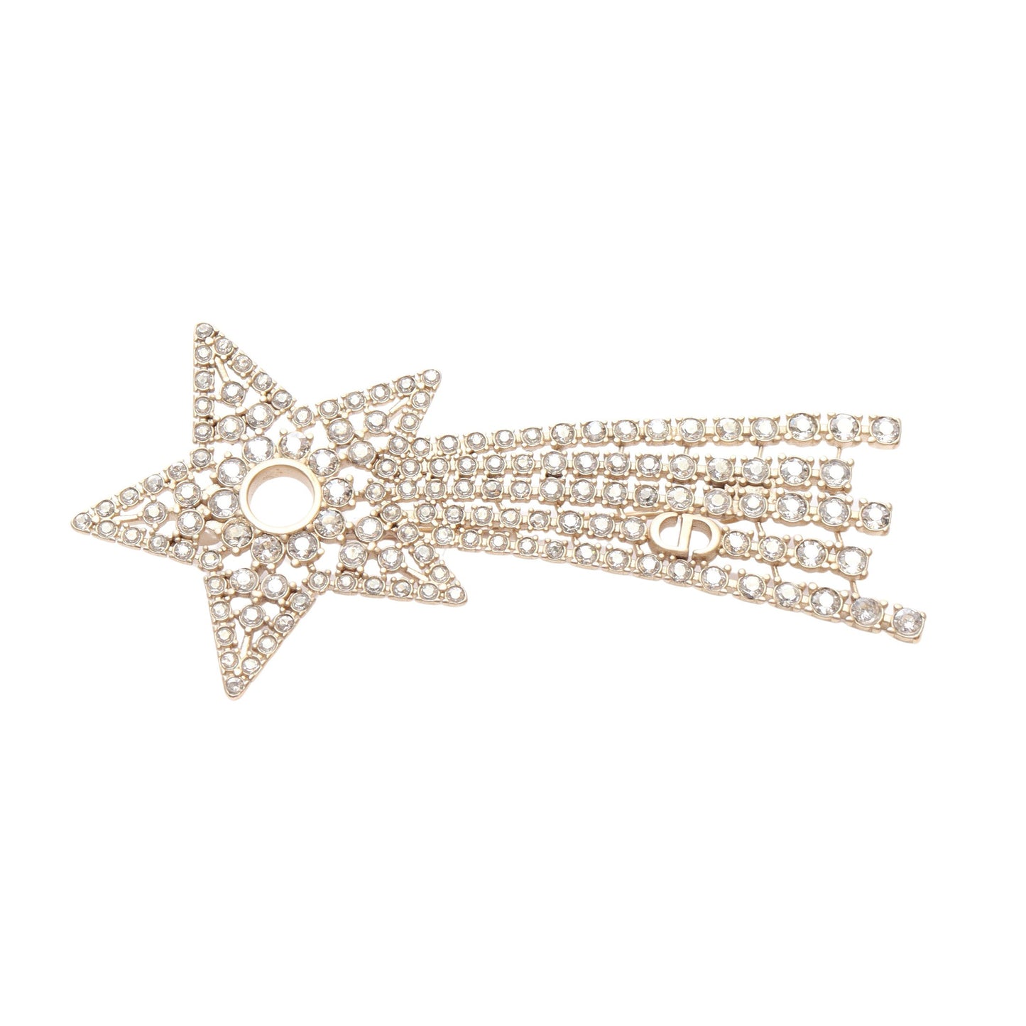 Night Herbarium ブローチ GP ラインストーン ゴールド クリア ディオール