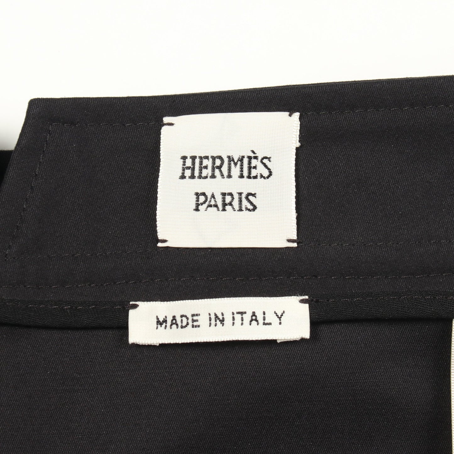 ショート パンツ コットン ブラック エルメス ボトムス HERMES