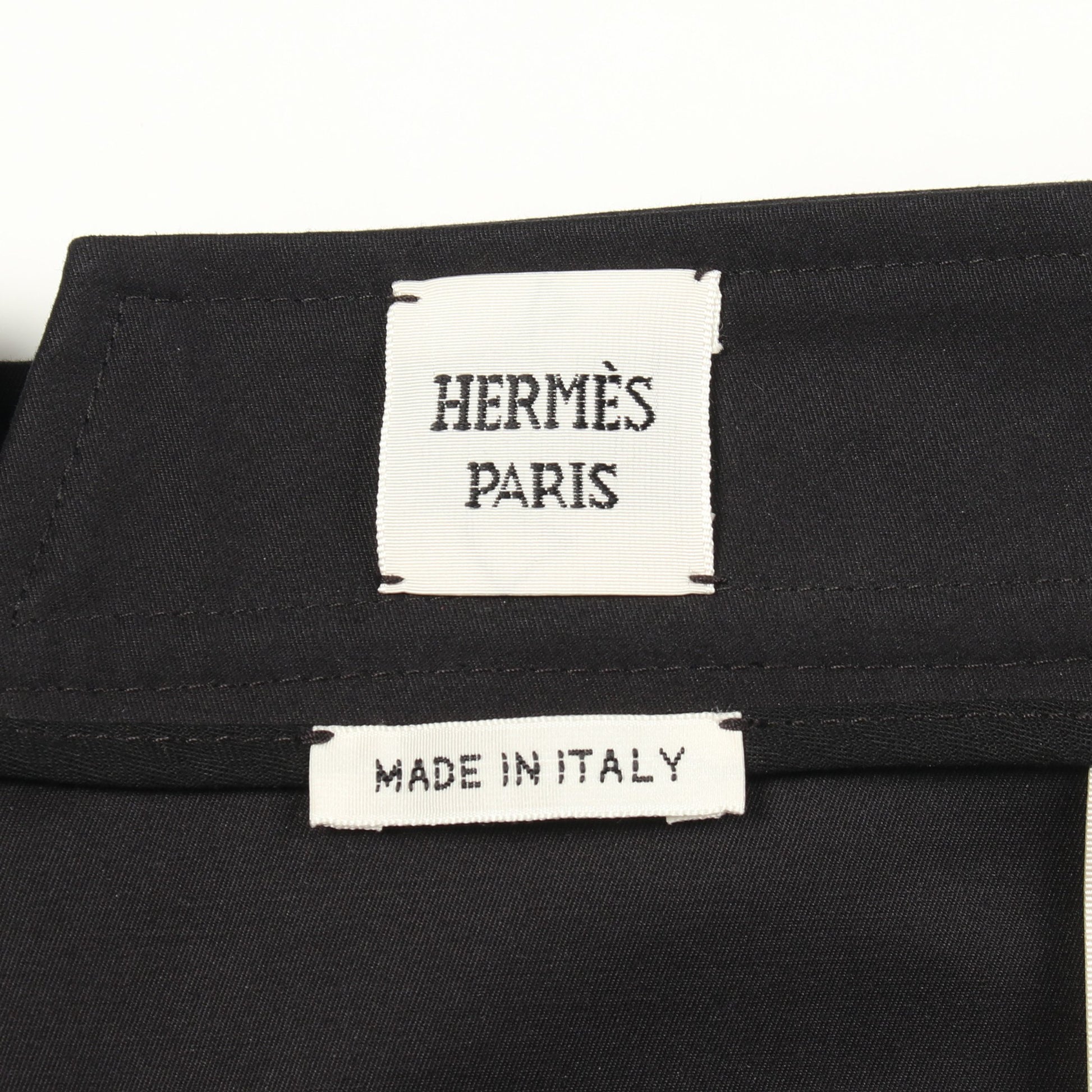 ショート パンツ コットン ブラック エルメス ボトムス HERMES