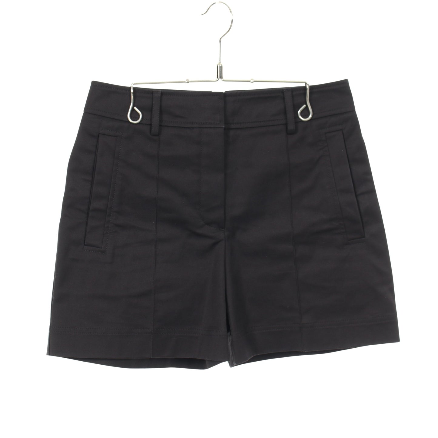 ショート パンツ コットン ブラック エルメス ボトムス HERMES