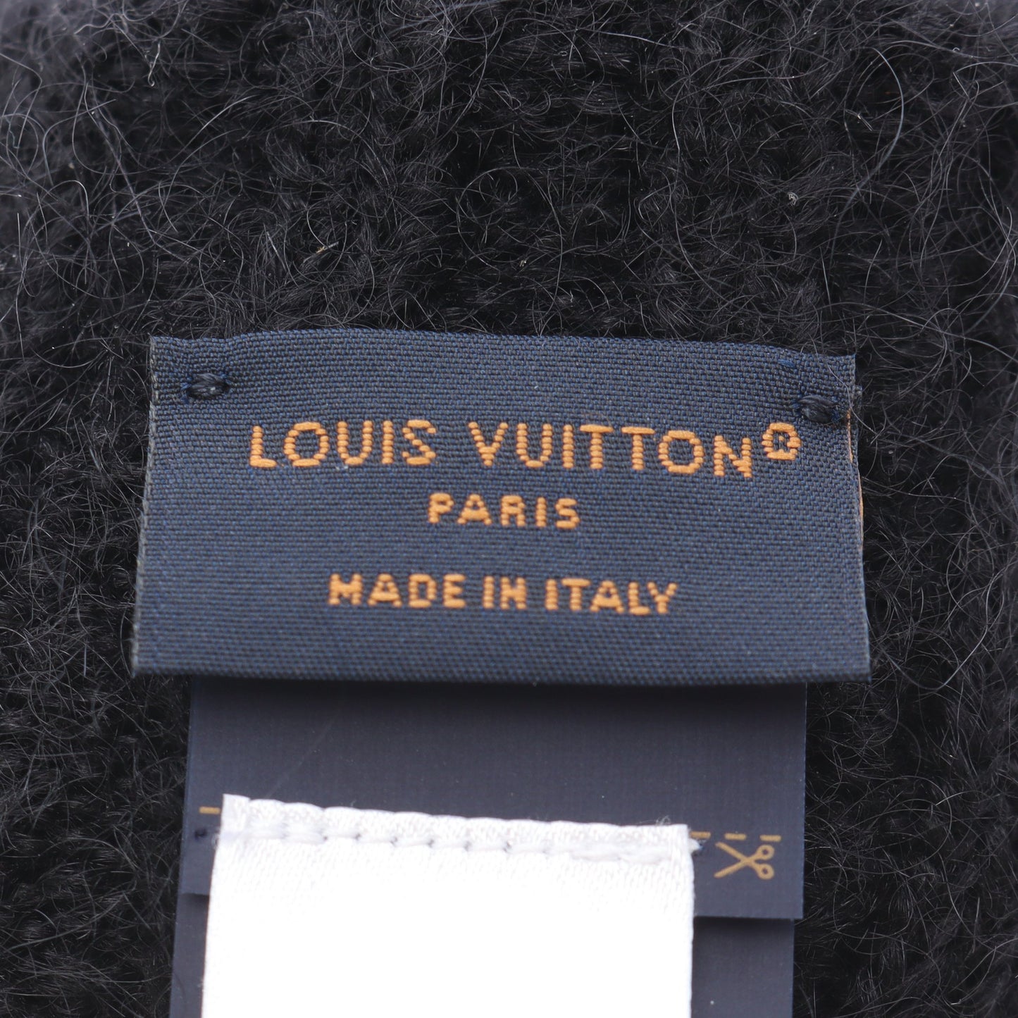 グローブ LV スクリプト 手袋 グローブ モヘヤ ナイロン ウール ブラック ルイヴィトン 財布・小物 LOUIS VUITTON