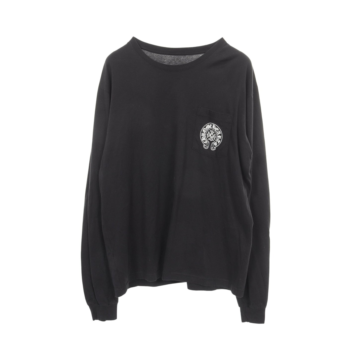 Las Vegas Horseshoe LS Tee 長袖Tシャツ コットン ブラック ホワイト クロムハーツ トップス Chrome Hearts
