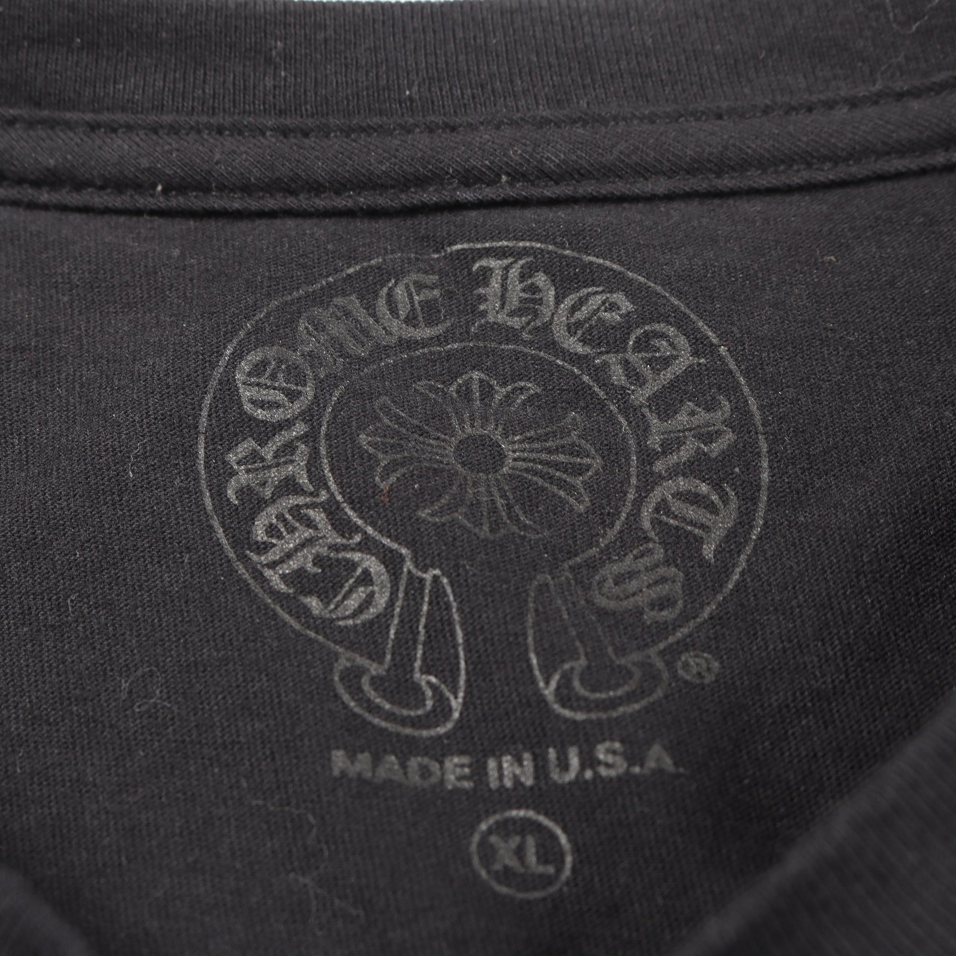 Las Vegas Horseshoe LS Tee 長袖Tシャツ コットン ブラック ホワイト クロムハーツ トップス Chrome Hearts