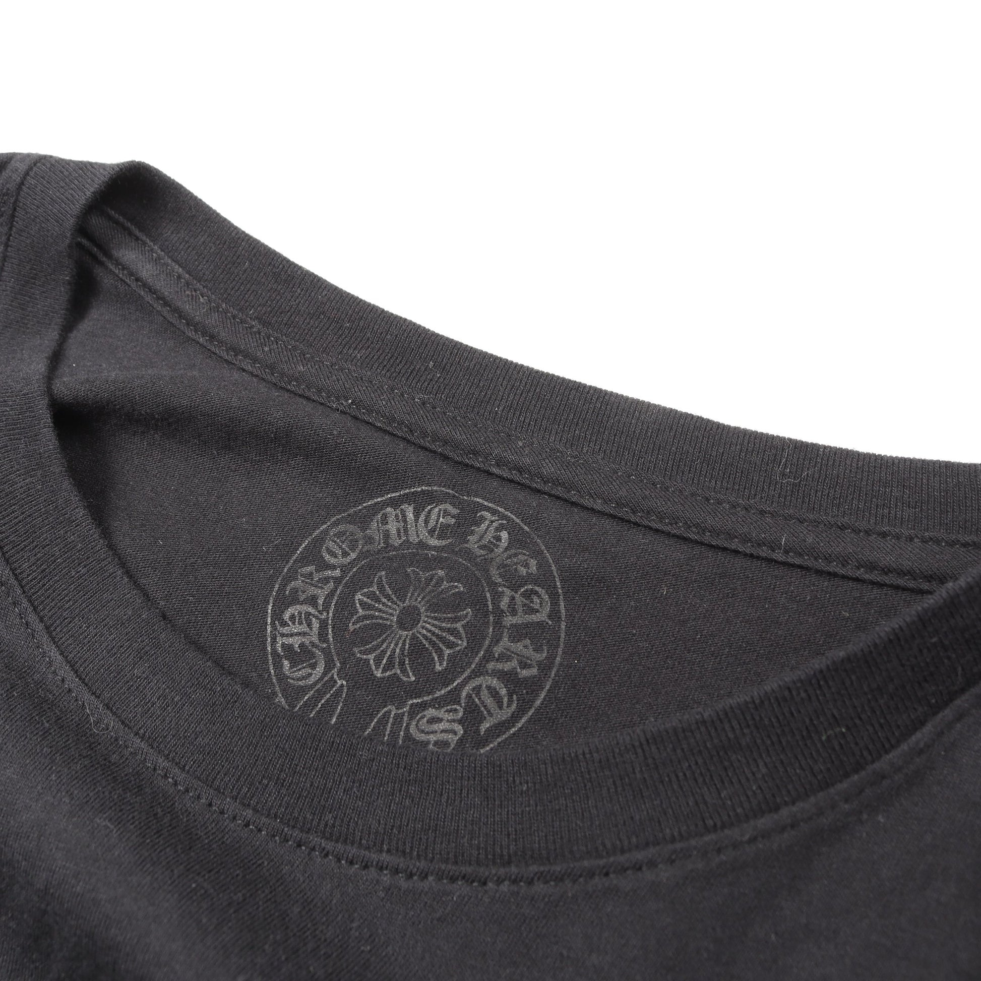 Las Vegas Horseshoe LS Tee 長袖Tシャツ コットン ブラック ホワイト クロムハーツ トップス Chrome Hearts
