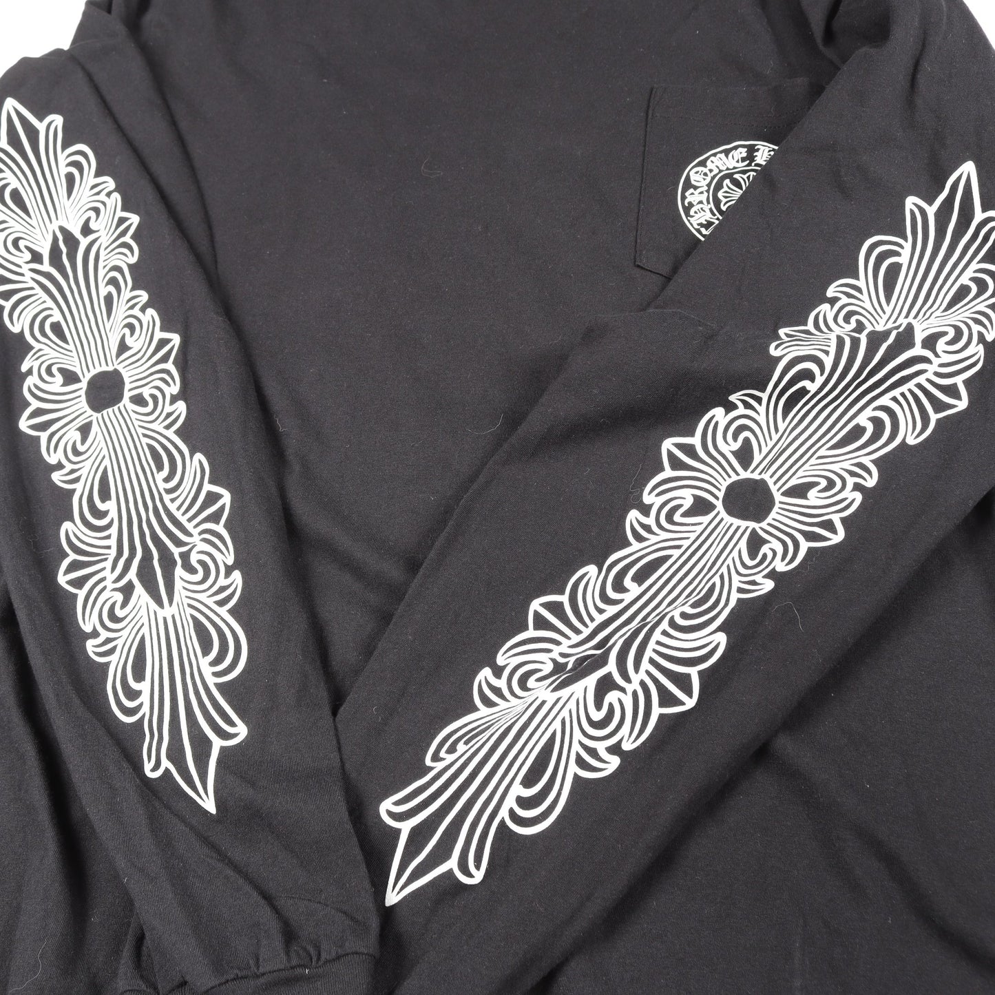 Las Vegas Horseshoe LS Tee 長袖Tシャツ コットン ブラック ホワイト クロムハーツ トップス Chrome Hearts