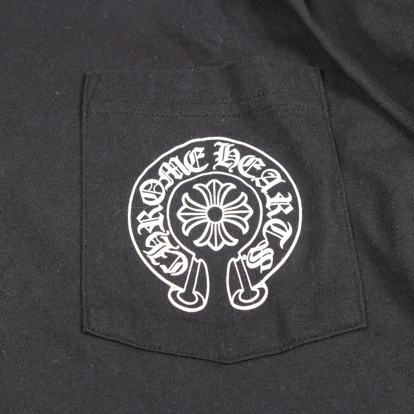 Las Vegas Horseshoe LS Tee 長袖Tシャツ コットン ブラック ホワイト クロムハーツ トップス Chrome Hearts