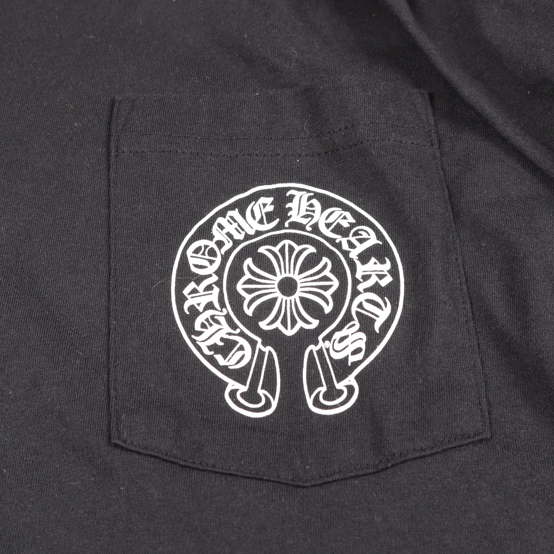 Las Vegas Horseshoe LS Tee 長袖Tシャツ コットン ブラック ホワイト クロムハーツ トップス Chrome Hearts