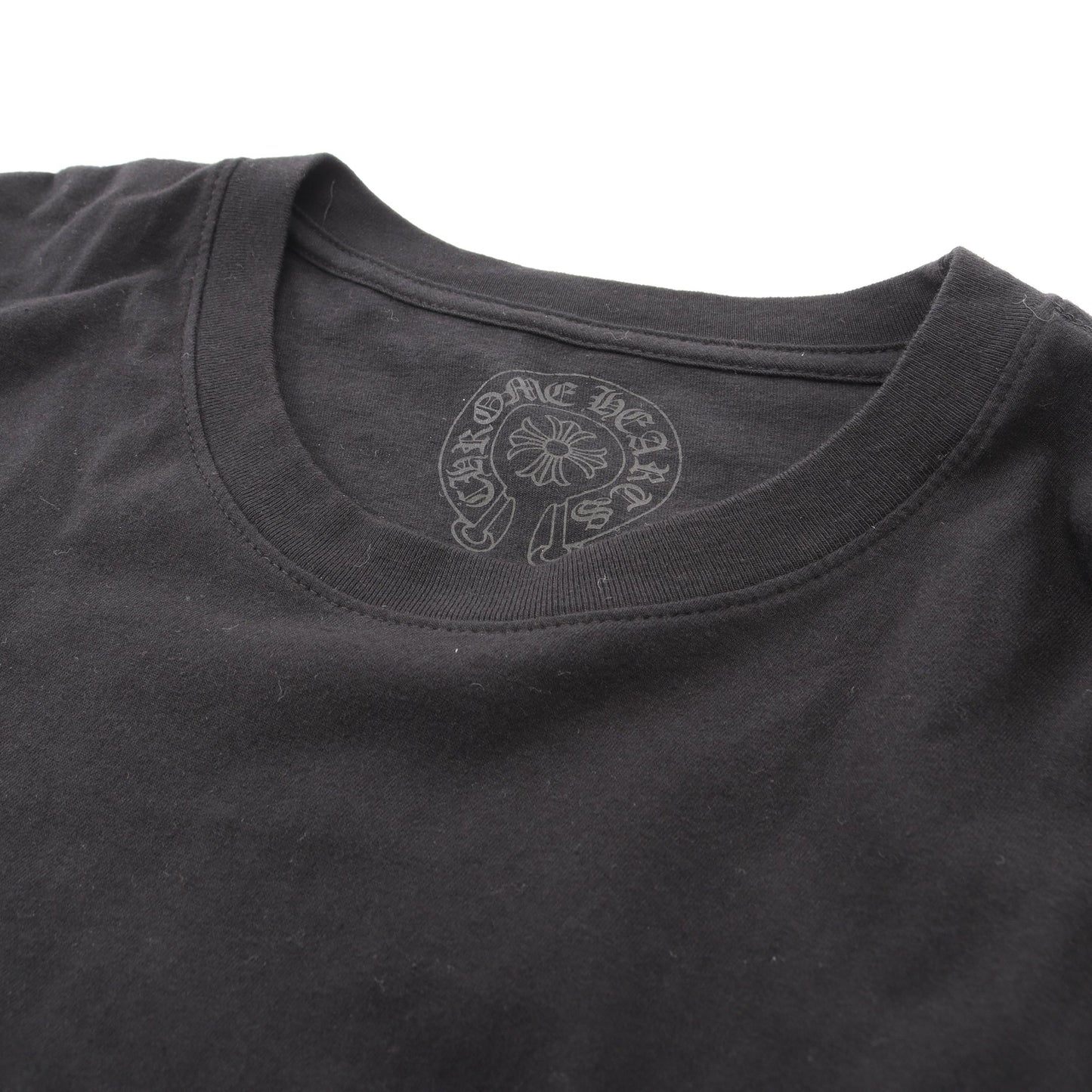 Las Vegas Exclusive ホースシュー アームロゴ 長袖Tシャツ コットン ブラック ホワイト クロムハーツ トップス Chrome Hearts