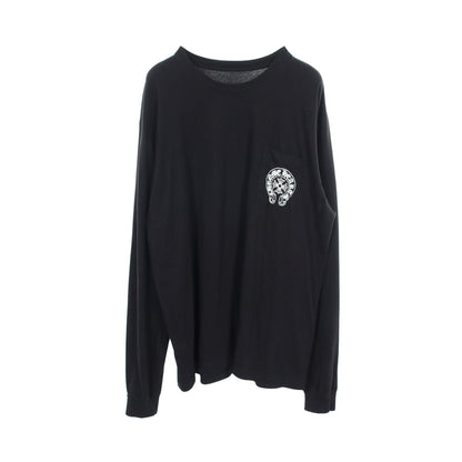 Las Vegas Exclusive ホースシュー アームロゴ 長袖Tシャツ コットン ブラック ホワイト クロムハーツ トップス Chrome Hearts