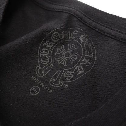 Las Vegas Exclusive ホースシュー アームロゴ 長袖Tシャツ コットン ブラック ホワイト クロムハーツ トップス Chrome Hearts