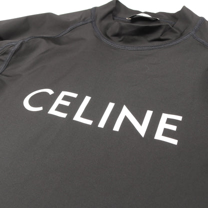 ライクラ サーフ 長袖Tシャツ ナイロン ブラック ホワイト セリーヌ トップス CELINE