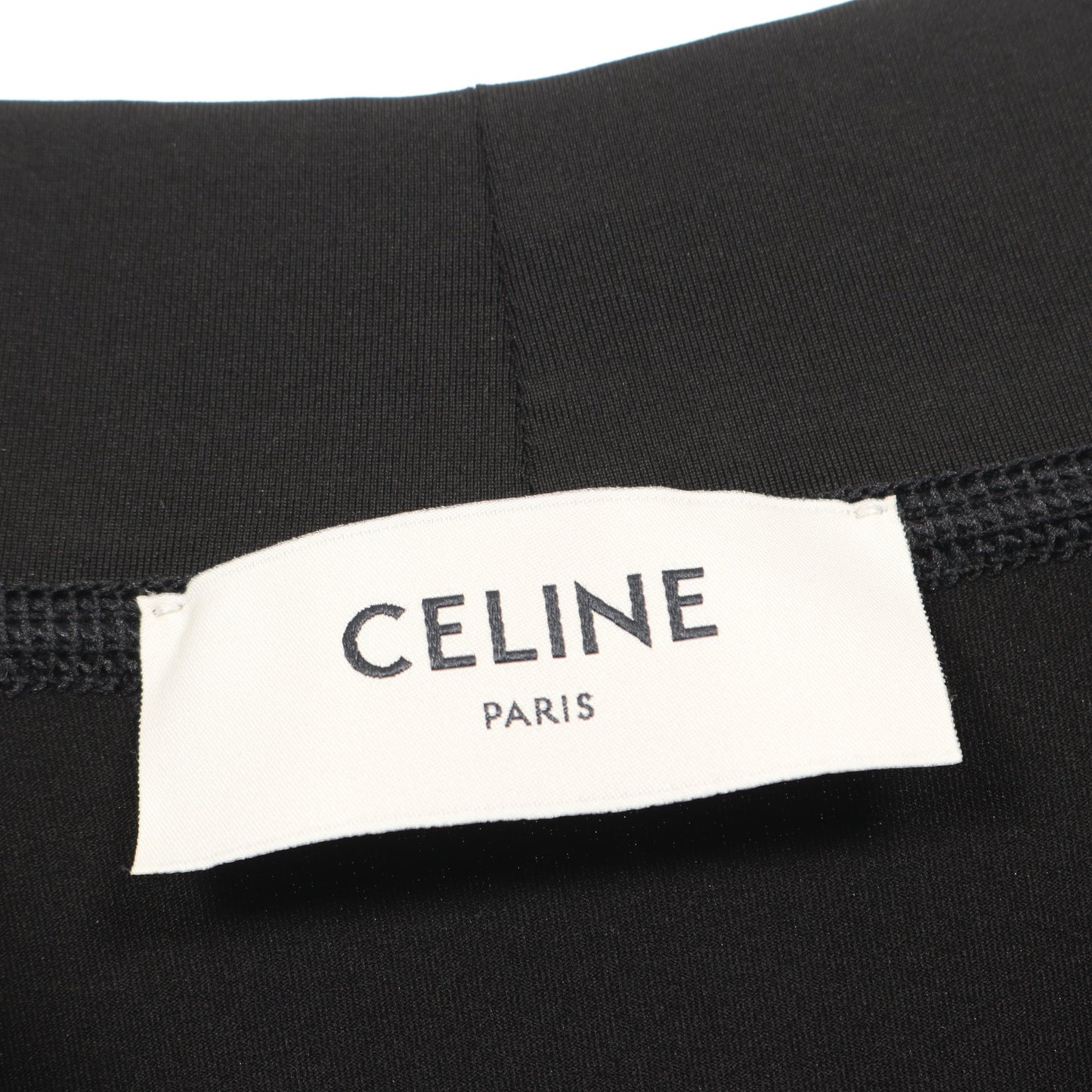 ライクラ サーフ 長袖Tシャツ ナイロン ブラック ホワイト セリーヌ トップス CELINE