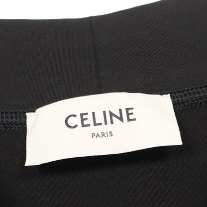 ライクラ サーフ 長袖Tシャツ ナイロン ブラック ホワイト セリーヌ トップス CELINE