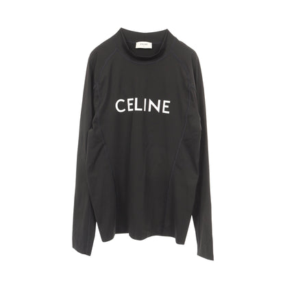 ライクラ サーフ 長袖Tシャツ ナイロン ブラック ホワイト セリーヌ トップス CELINE