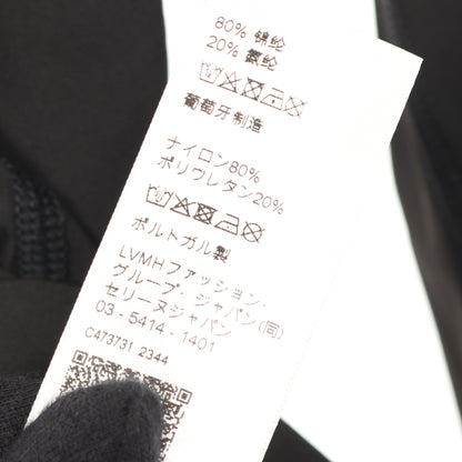 ライクラ サーフ 長袖Tシャツ ナイロン ブラック ホワイト セリーヌ トップス CELINE
