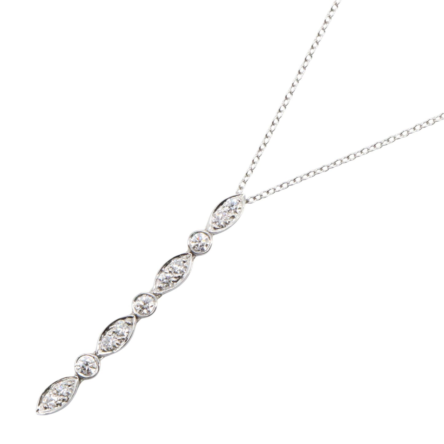 スウィングドロップ ダイヤ ネックレス ネックレス PT950 ダイヤモンド プラチナ クリア ティファニー アクセサリー TIFFANY & Co.