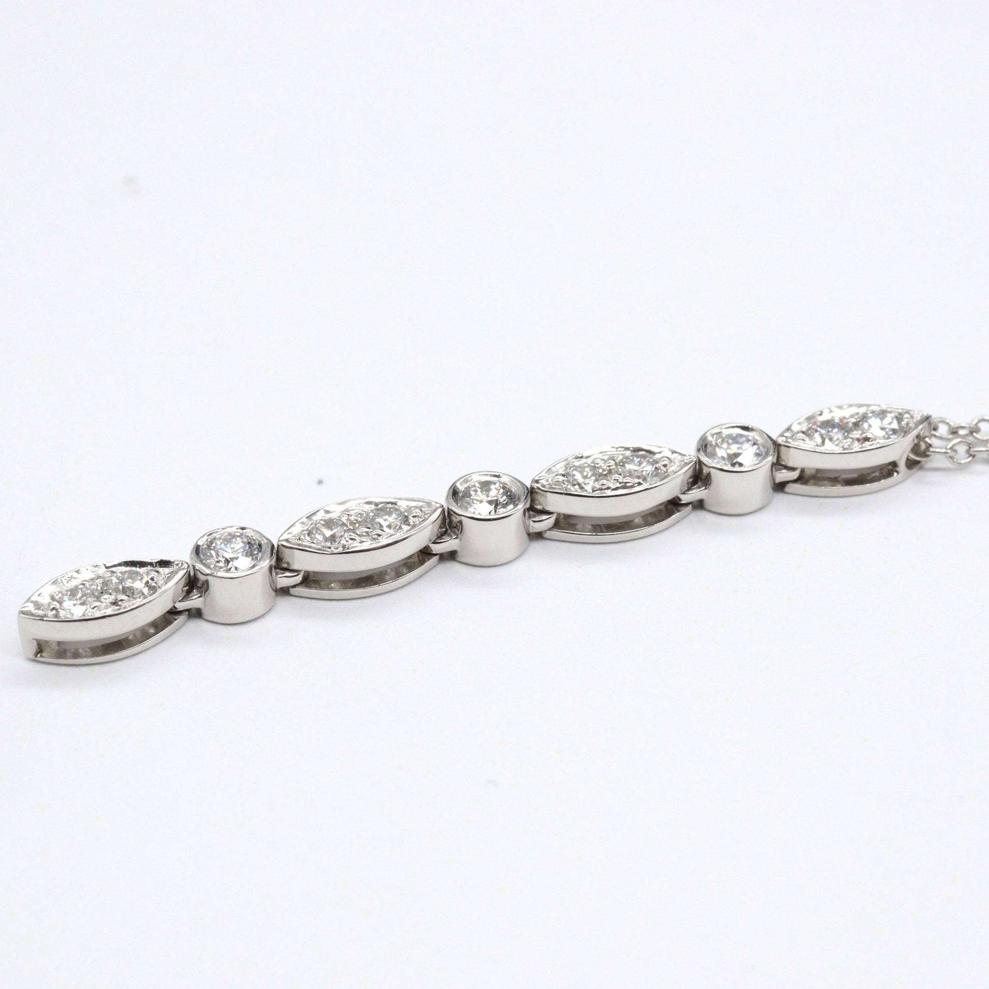 スウィングドロップ ダイヤ ネックレス ネックレス PT950 ダイヤモンド プラチナ クリア ティファニー アクセサリー TIFFANY & Co.