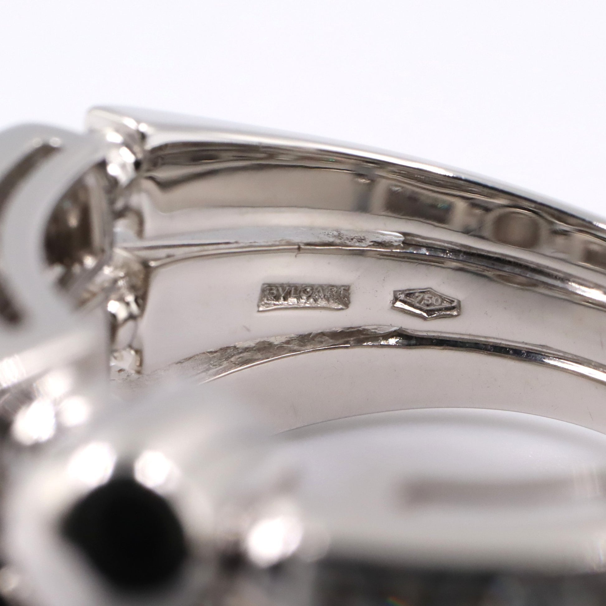 アレグラ ダイヤ リング 3ロウ リング 指輪 K18WG ダイヤモンド ホワイトゴールド クリア ブルガリ アクセサリー BVLGARI