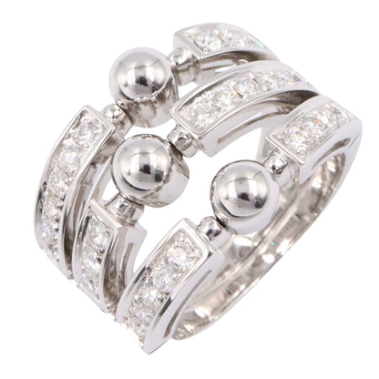 アレグラ ダイヤ リング 3ロウ リング 指輪 K18WG ダイヤモンド ホワイトゴールド クリア ブルガリ アクセサリー BVLGARI