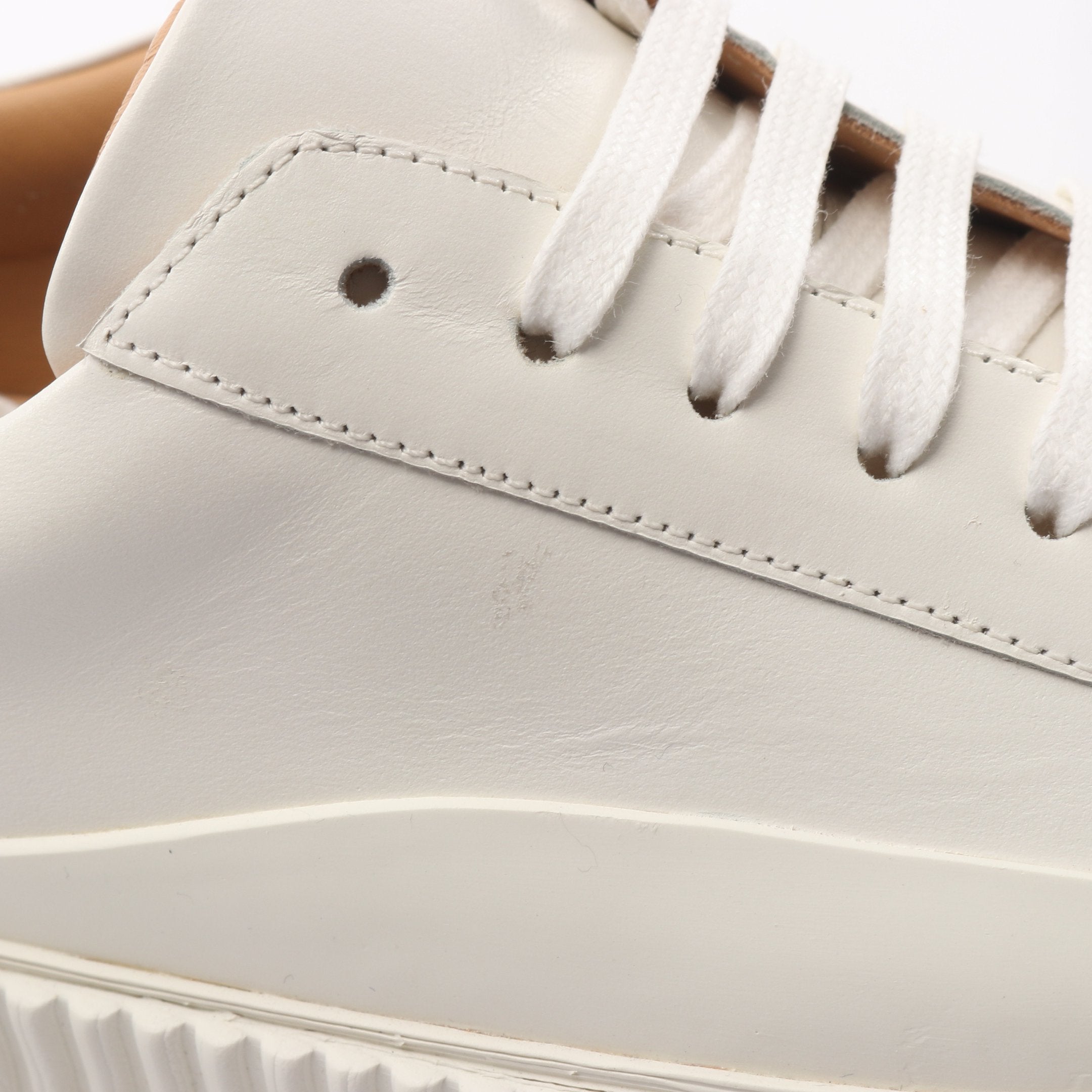 JIL SANDER 厚底 スニーカー レザー アイボリー ホワイト39 JIL SANDER