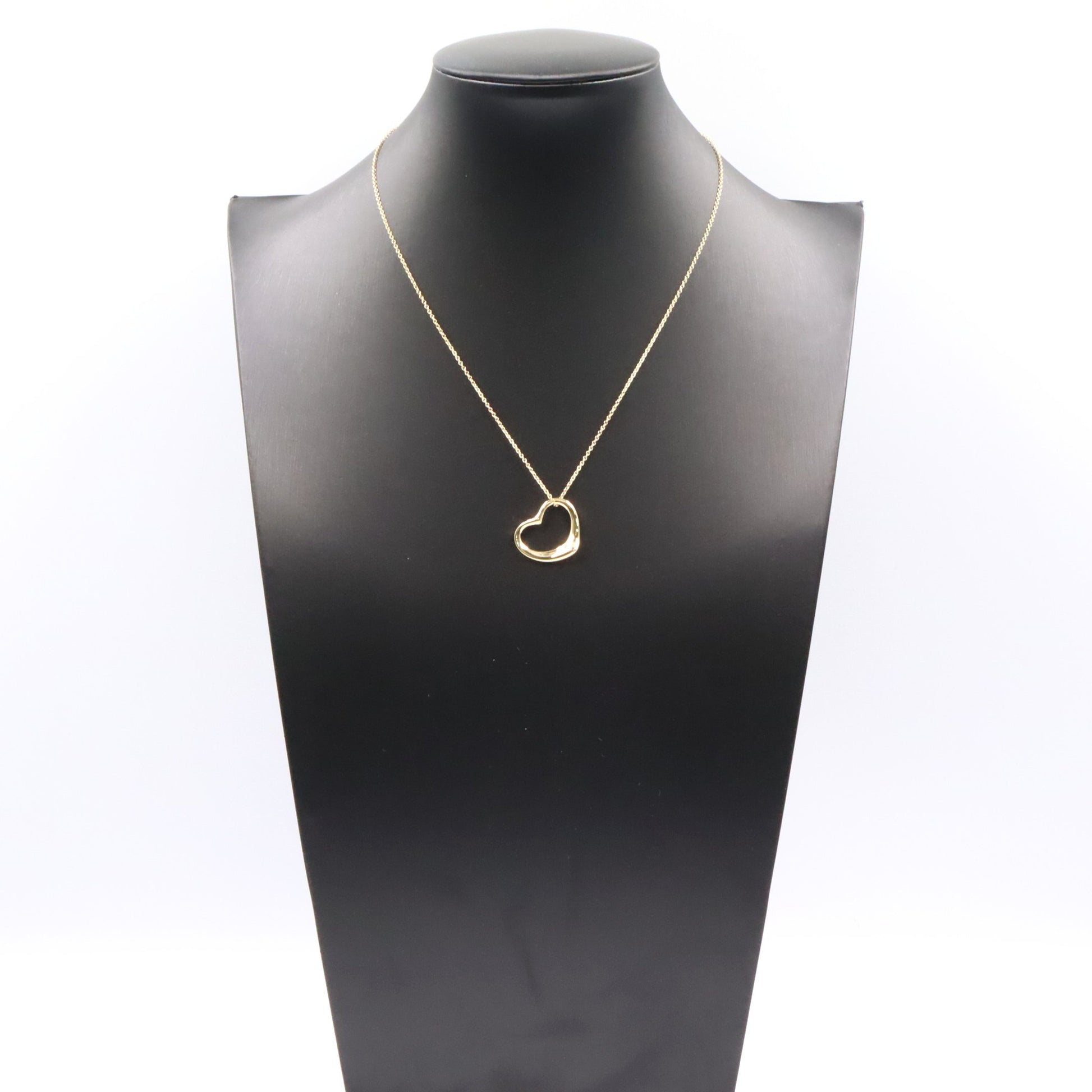 オープンハート ネックレス ミディアム ネックレス K18YG イエローゴールド ティファニー アクセサリー TIFFANY & Co.