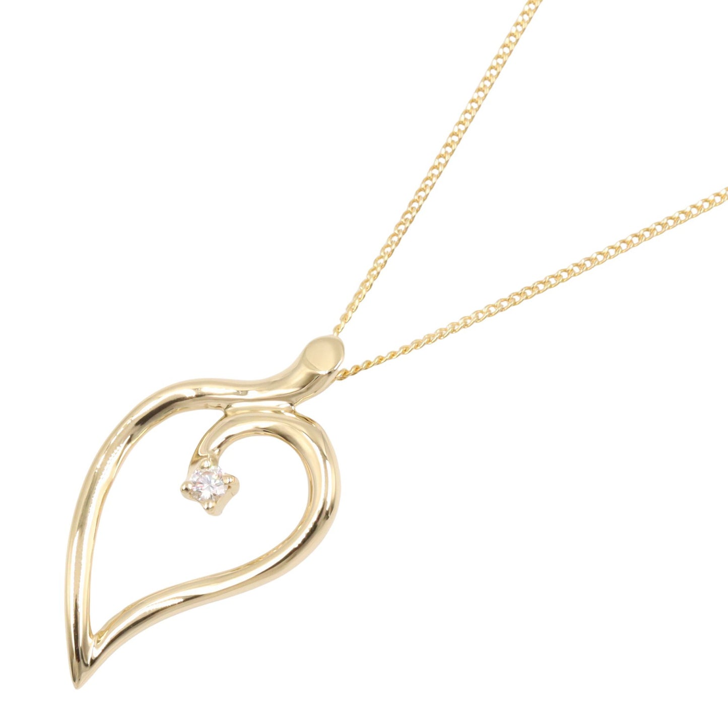 リーフハート 1PD ネックレス ネックレス K18YG ダイヤモンド イエローゴールド クリア ティファニー アクセサリー TIFFANY & Co.