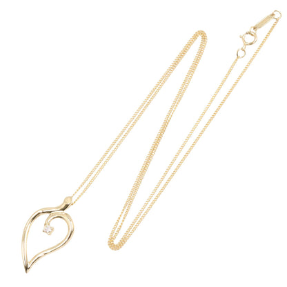 リーフハート 1PD ネックレス ネックレス K18YG ダイヤモンド イエローゴールド クリア ティファニー アクセサリー TIFFANY & Co.