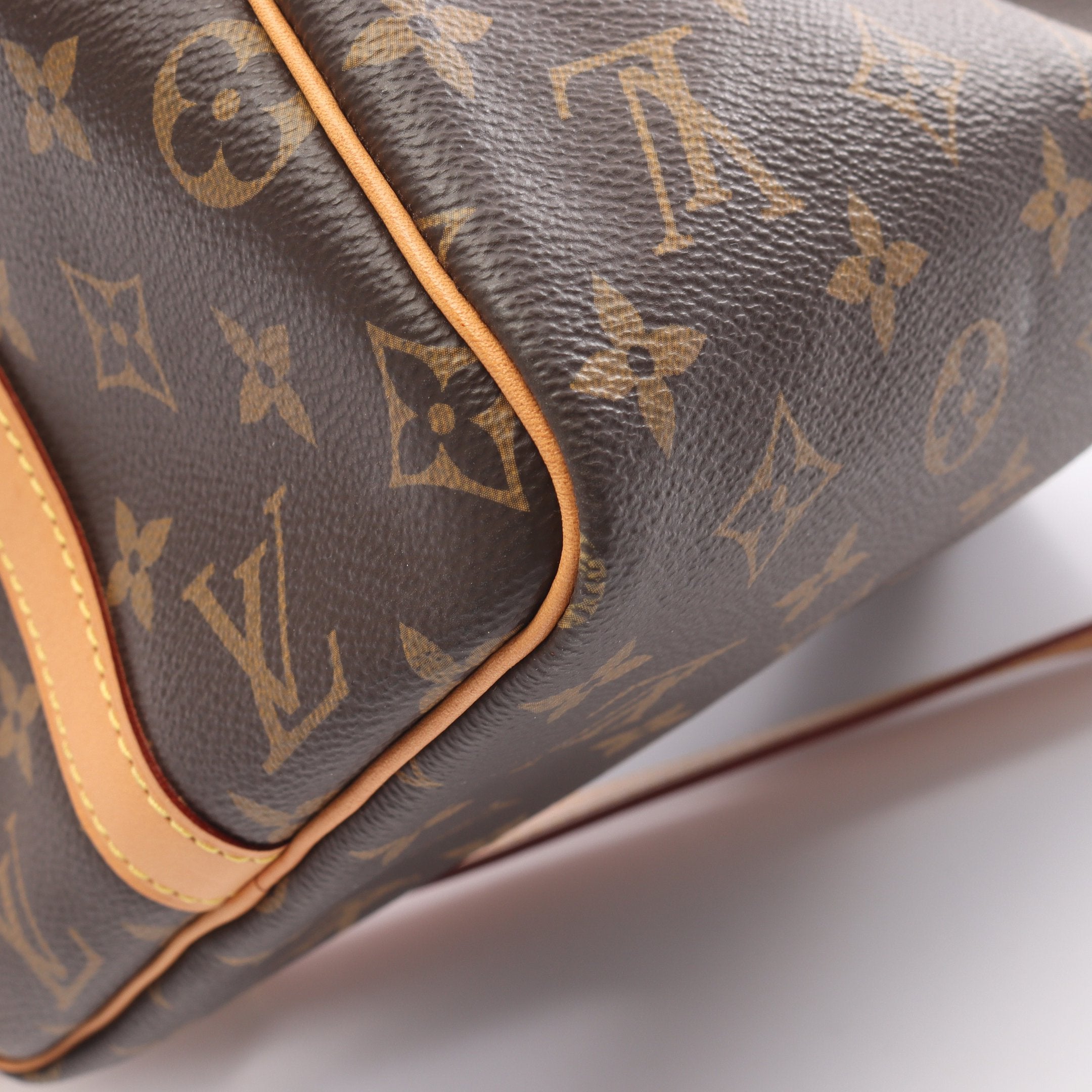 スピーディ バンドリエール30 モノグラム ハンドバッグ PVC レザー