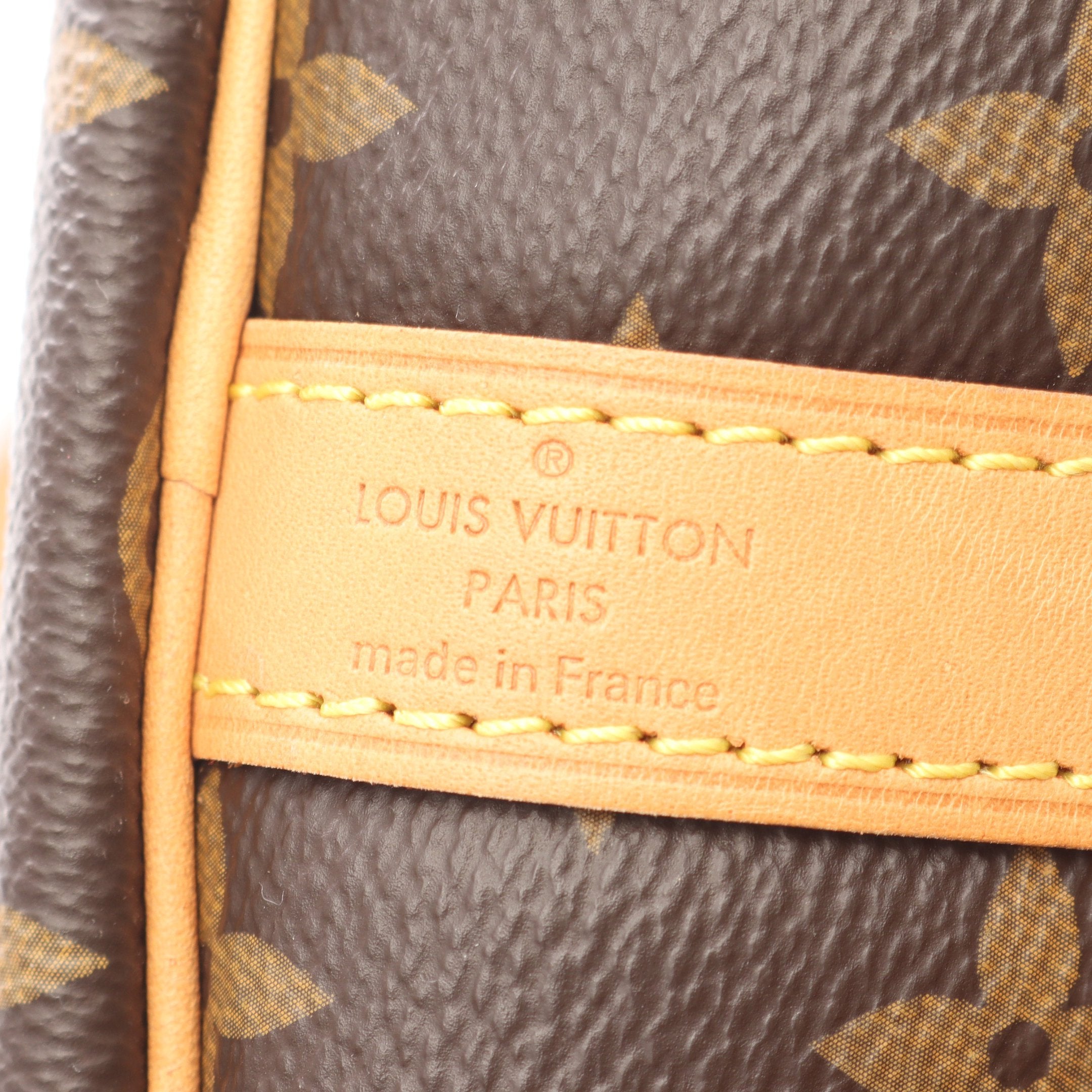 スピーディ バンドリエール30 モノグラム ハンドバッグ PVC レザー