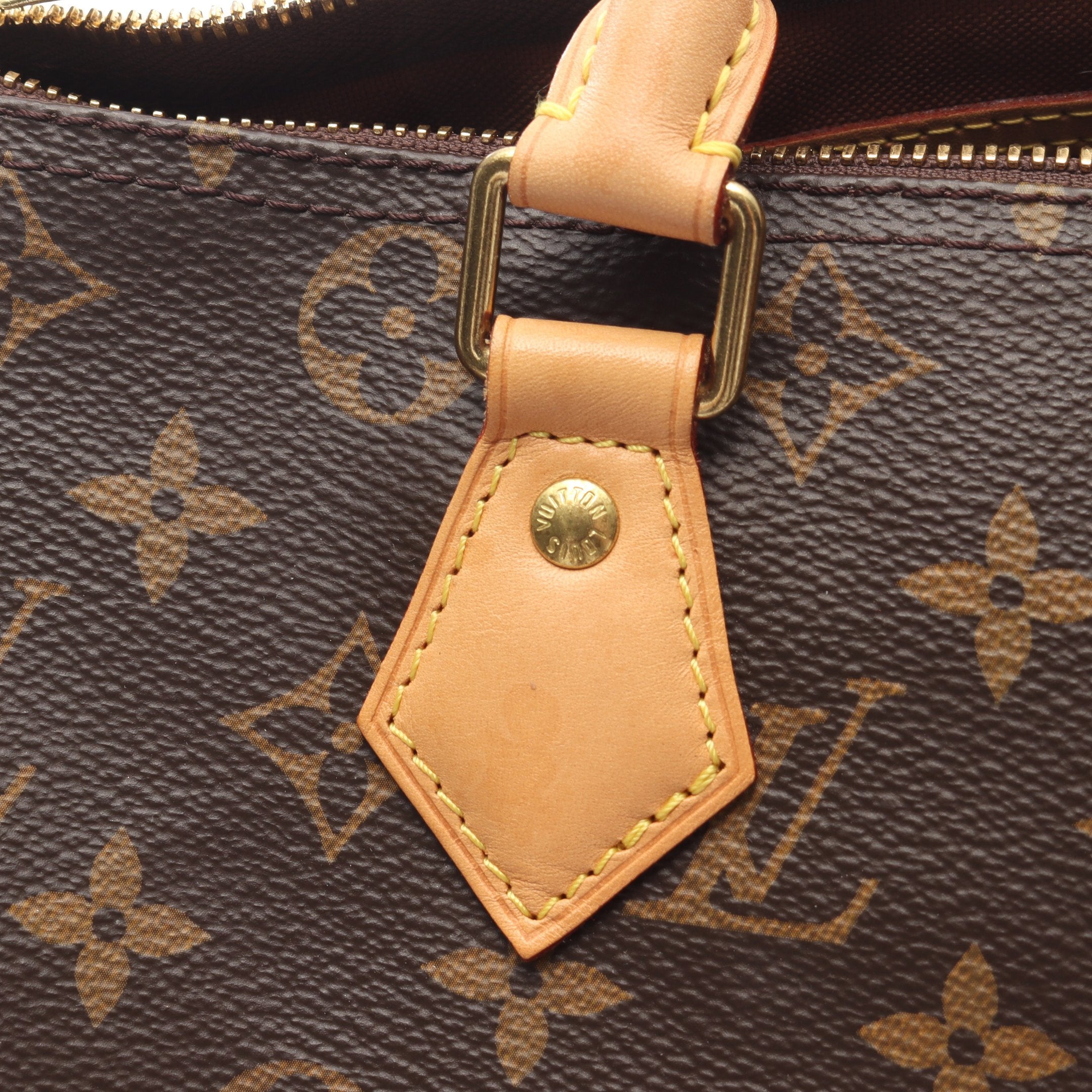 スピーディ バンドリエール30 モノグラム ハンドバッグ PVC レザー