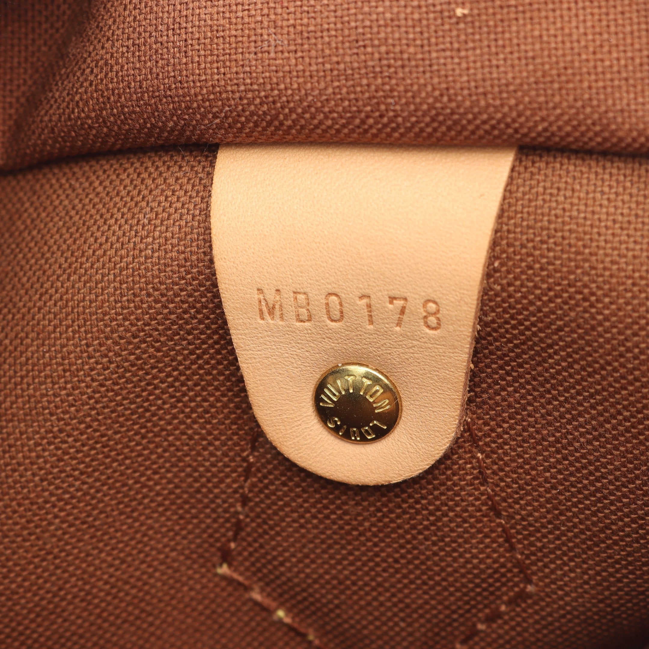 スピーディ バンドリエール30 モノグラム ハンドバッグ PVC レザー