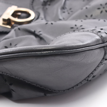 ガンチーニ ハンドバッグ トートバッグ レザー ブラック サルヴァトーレフェラガモ バッグ Salvatore Ferragamo
