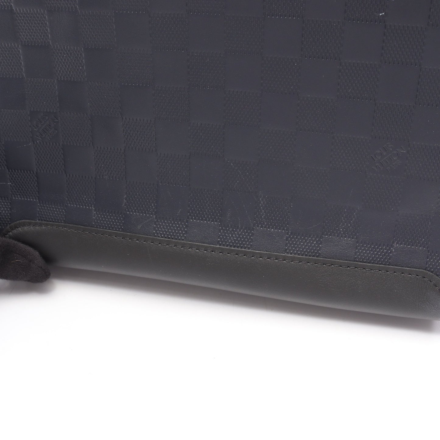 ディストリクトPM ダミエアンフィニ コスモス ショルダーバッグ レザー ダークネイビー ルイヴィトン バッグ LOUIS VUITTON