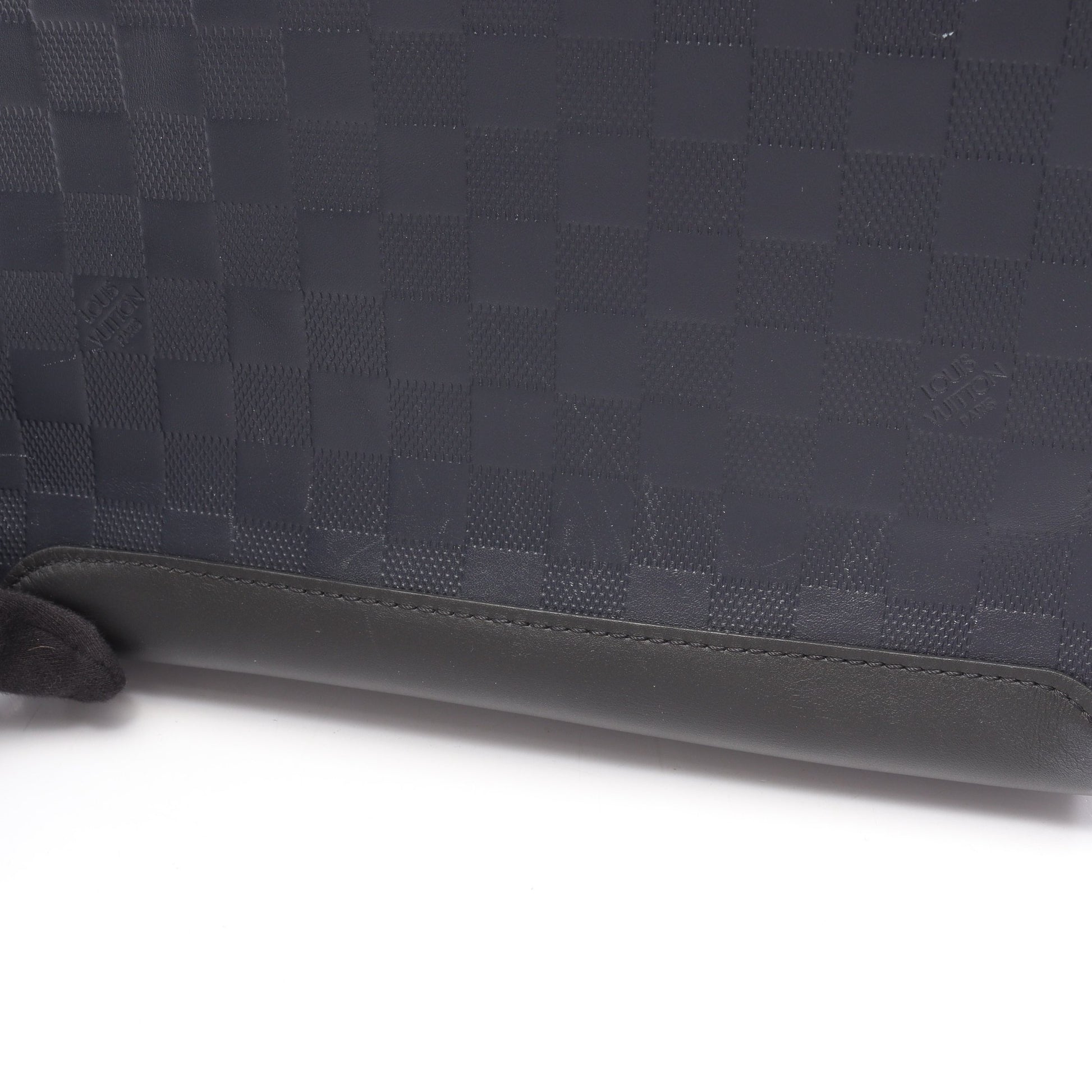 ディストリクトPM ダミエアンフィニ コスモス ショルダーバッグ レザー ダークネイビー ルイヴィトン バッグ LOUIS VUITTON